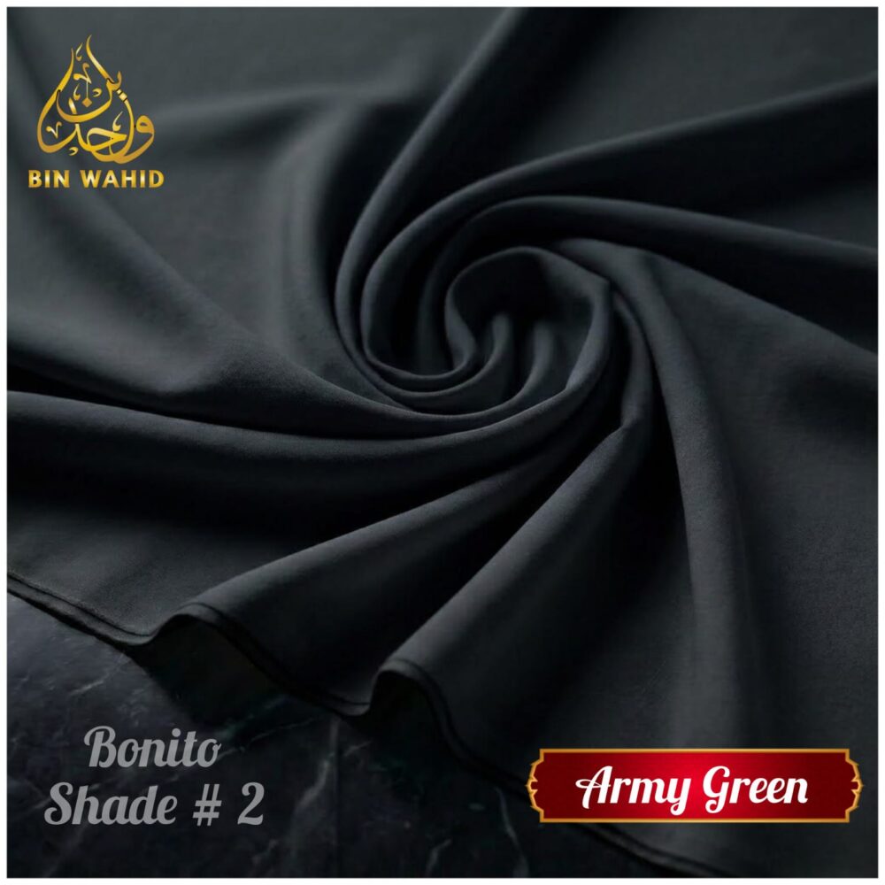 Bin Wahid – Premium Wash & Wear – Army Green