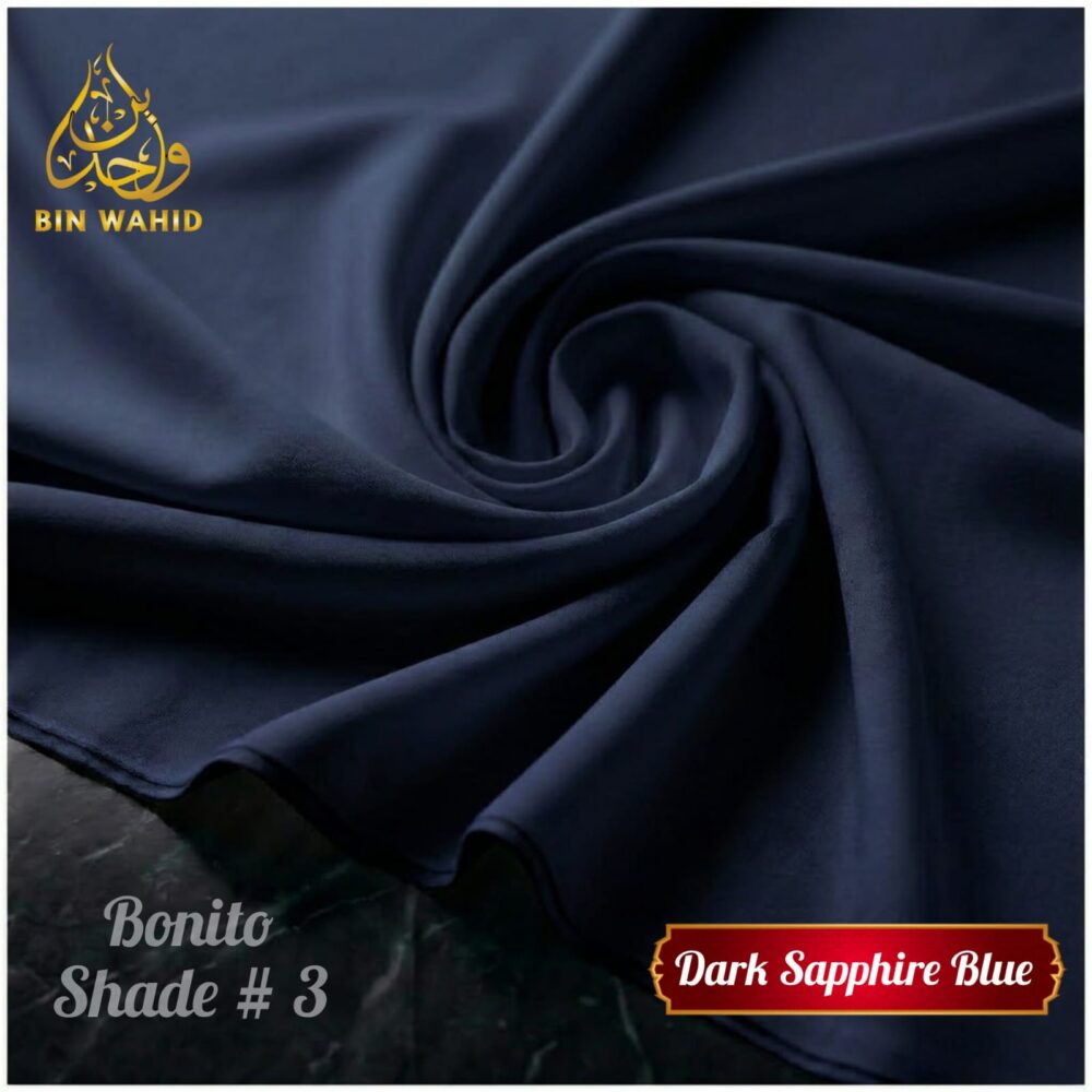 Bin Wahid – Premium Wash & Wear – Dark Sapphire Blue